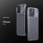 Aluminum Alloy Phone Case For 14 13 Pro Max Plus Hollow Heat Dissipation Anti-fall Full Body Shockproof Phone Cove - Image 10