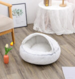 2 In 1 Dog And Cat Bed Pet Winter Bed Round Plush Warm Bed House Soft Long Plush Pets Bed Pet Products - Image 9