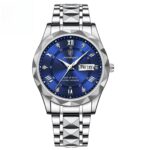 Men's Waterproof Double Calendar Luminous Quartz Watch - Image 5