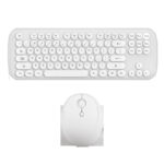 Wireless Keyboard And Mouse Set Girls Color Retro - Image 3
