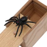 Prank Spider Wooden Scare Box Trick Play Joke Lifelike Surprise April Fools' Day Funny Novelty Toys Gags Practical Gifts - Image 9