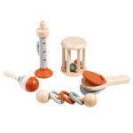 Baby Rattle Early Education Wooden Toys - Image 5