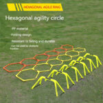 Foldable Hexagon Football Agility Training Ring