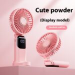 Small Handheld Fan Convenient Rechargeable Small Folding USB Electric Fan - Image 7