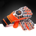 Soccer Goalkeeper Gloves Professional Full Latex Tape - Image 5