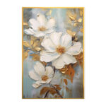 New Arrival Large Lotus Flower Thickness Canvas Paints Oil Painting Handmade Abstract Home Decoration Accessories 3D Palette - Image 5