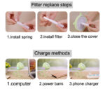 150ML Cat Ultrasonic Humidifier Aromatherapy Diffusers USB Car Air Freshener Home Mini Air Water Air Purifier Led Bulb Diffuser - Image 4