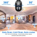 Light Bulb Security Camera 2.4GHz 5G WiFi Outdoor, 1080P E27 Light Socket Security Camera, Indoor 360 Home Security Cameras - Image 2