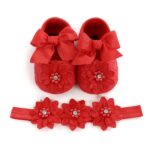 Floret lace women's baby shoes soft soled baby shoes baby shoes walking shoes princess shoes - Image 6