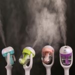 Mini 12V Car Steam Humidifier Air Purifier Aroma Diffuser Essential Oil Diffuser Car Humidifier
