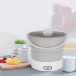 Silicone electric kettle portable electric skillet silicone folding electric kettle travel electric hot pot kettle - Image 5