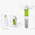 Usb rechargeable mini handheld fan - Image 7