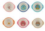 Kids Baby Natural Bamboo Fiber Bowls Cartoon Animal Dishes Baby Feeding Tableware Children Infant Toddler Portable Plates - Image 3