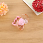 Love baby baby baby new baby pacifier anti automatically closed round head flat hair randomly issued - Image 3