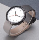 Women Watch Gray Contrast Leather Quartz Watch Women Watches Lovers Unisex Casual Ladies Wrist Watch Clock Relogio Feminino - Image 9