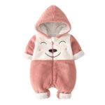 Baby''s Jumpsuit winter thickened cotton padded jacket baby clothes - Image 4
