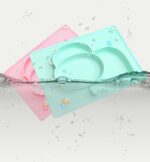 Baby Silicone Suction Cup Dishes Cartoon Learning Bowl Infant Feeding Bowls - Image 2