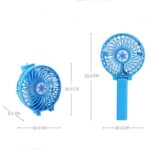 Portable Mini Hand Fan USB Rechargeable Foldable Handheld Fan - Image 3