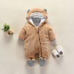 Autumn and winter newborn climbing suit - Image 4