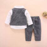 Baby new style gentleman handsome split clothes - Image 2