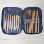 20PCS Lot Bamboo Crochet Hooks Knitting Weave Needles Set - Image 3