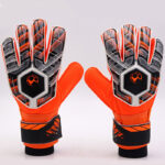 Soccer Goalkeeper Gloves Professional Full Latex Tape - Image 3
