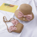 Children's Hats Female Summer Sunscreen Princess Beach Hat Sun Hat Girls Straw Hat Sun Hat Basin Hat Baby Fisherman Hat - Image 3