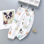 Baby Gauze Pants Summer Girls Casual Breathable Pants Children's Bloomers Mosquito Pants - Image 3