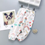 Baby Gauze Pants Summer Girls Casual Breathable Pants Children's Bloomers Mosquito Pants - Image 5