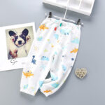 Baby Gauze Pants Summer Girls Casual Breathable Pants Children's Bloomers Mosquito Pants - Image 6