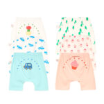 Men's And Women's Cotton Five-Point Baby Pants - Image 3