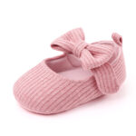 Bowknot Woolen Knit Baby Shoes Moccasins Princess Shoes Baby Shoes - Image 6