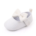 Bowknot Woolen Knit Baby Shoes Moccasins Princess Shoes Baby Shoes - Image 2