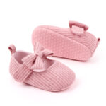 Bowknot Woolen Knit Baby Shoes Moccasins Princess Shoes Baby Shoes - Image 8