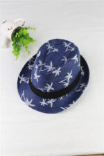Summer Children Straw Hat Print Baby Hats Kids - Image 2
