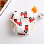 New Korean Wing Guard Baby Gauze Diaper Waterproof Diaper Cotton Diaper Pocket Baby Learning Pants Pull-Up Pants - Image 3