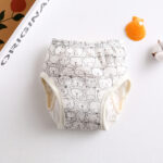 New Korean Wing Guard Baby Gauze Diaper Waterproof Diaper Cotton Diaper Pocket Baby Learning Pants Pull-Up Pants - Image 7