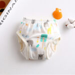 New Korean Wing Guard Baby Gauze Diaper Waterproof Diaper Cotton Diaper Pocket Baby Learning Pants Pull-Up Pants - Image 8
