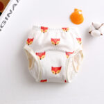 New Korean Wing Guard Baby Gauze Diaper Waterproof Diaper Cotton Diaper Pocket Baby Learning Pants Pull-Up Pants - Image 6
