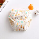 New Korean Wing Guard Baby Gauze Diaper Waterproof Diaper Cotton Diaper Pocket Baby Learning Pants Pull-Up Pants - Image 9