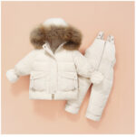 Children'S Down Jackets, Baby Down Suits, Two-Piece Winter Suits For Boys And Girls - Image 2