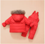 Children'S Down Jackets, Baby Down Suits, Two-Piece Winter Suits For Boys And Girls - Image 5