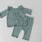 Children'S Clothing Baby Bottoming Suit Cotton Soft Baby Pajamas Baby Clothes Baby Home Service - Image 3