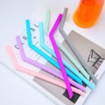 Reusable BPA Free Silicone Folding Baby Bottles, Large Image, Factory Price, Drinking Straw, For Baby - Image 4