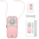 Mini Folding Usb Rechargeable Hanging Neck Fan - Image 6