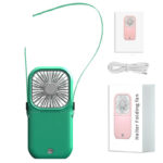 Mini Folding Usb Rechargeable Hanging Neck Fan - Image 7