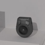 Small Carry-on Waist Hanging Fan, Rechargeable Mini Hanging Neck Fan - Image 2