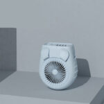 Small Carry-on Waist Hanging Fan, Rechargeable Mini Hanging Neck Fan - Image 7