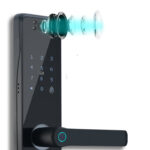 Surveillance Camera Fingerprint Lock Graffiti  Home Password Lock Mobile Phone Video Anti-theft Door Electronic Lock - Image 6