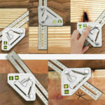 Triangular Level Multifunctional Woodworking Triangle Ruler Angle Ruler Revolutionary Carpentry Tool Measuring Tools - Image 2